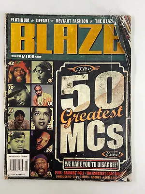 Blaze Vibe Magazine February 1999 Tupac Shakur & 50 Greatest MCs No Label • $14.95