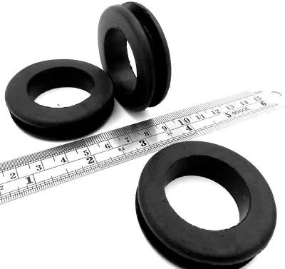 1 1/2  Hole Rubber Grommet Wiring Bushing For 1.5 Hole 1/4  Panel Has 1 1/4  ID • $46.90