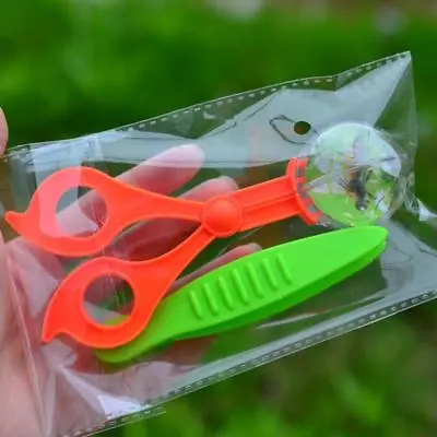 £2.98 • Buy Plastic Bug Insect Catcher Scissors Tongs Tweezers For Kids Children Toys IT