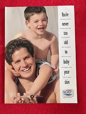 Vintage 1995  Ivory  Soap Print Ad Bar Soap Ad • $4.88