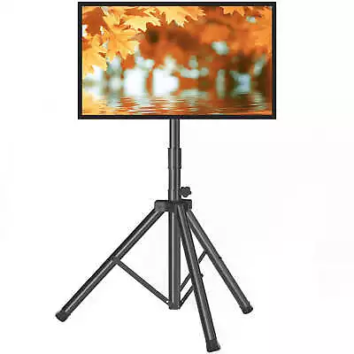 TAVR Portable Tripod TV Stand With Swivel & Tilt Mount For 32-75 Flat Screens TV • $46.99