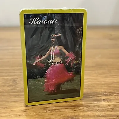 Vintage Hawaii Hula Girl Lei Skirt Souvenir Playing Cards New Unplayed Deck • $15.11