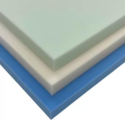 Upholstery Foam Sheets High Density Foam Soft Medium Or Firm Sheet All Sizes • £289.99