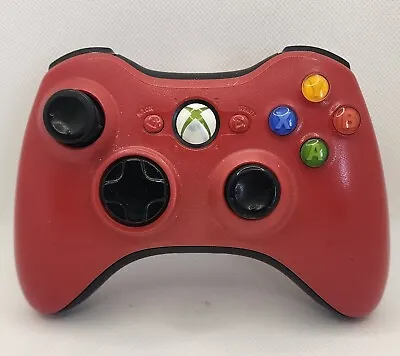 Microsoft Xbox 360 Red RESIDENT EVIL Edition Wireless Controller *Tested/Working • $24