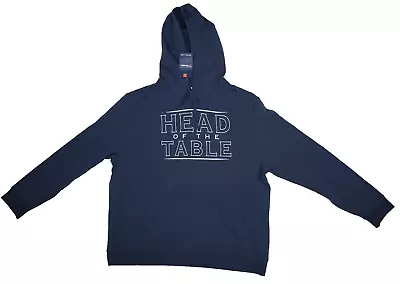 Roman Reigns Fanatics Branded Head Of The Table Pullover Hoodie Navy New Men 2XL • $34.99