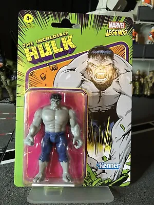 Marvel Retro Series Gray Hulk 3.75 Inch Action Figure With Star Case • $15.16