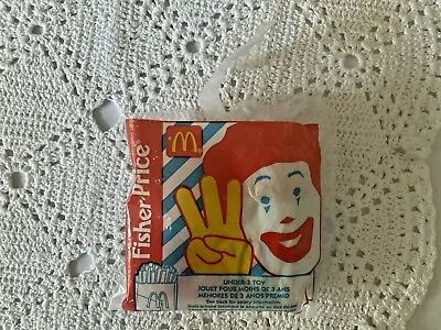 McDonalds Happy Meals Under 3 Toy Fisher Price French Fries In Opened Package • $5