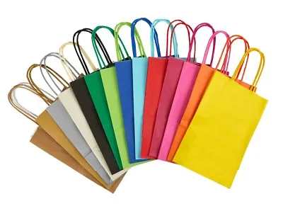£2.25 • Buy PAPER PARTY GIFT BAGS WITH HANDLES - SIZE EXTRA SMALL 14 X 21 X 8cm