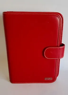 Planner Franklin Covey Agenda 7 Ring Binder Day One No Inserts Faux Leather • $24.99