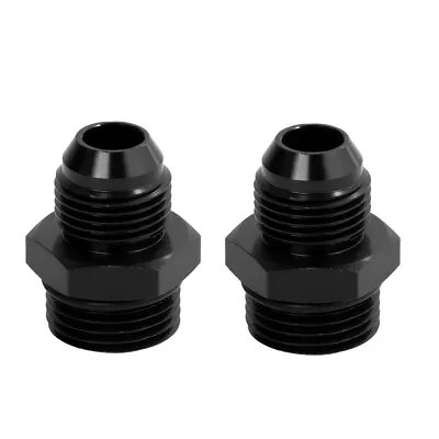 ORB O-ring AN10 10AN To AN6 6AN Male Adapter Fitting Black Pack Of 2 • $10.99