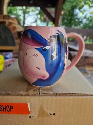 Disney Eeyore Barrel Mug Lots Of Fun In Pink New  • £9.99