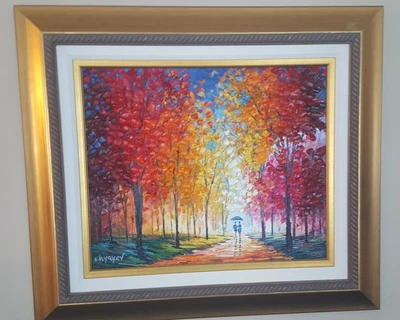 $4000 • Buy Slava Ilyayev We Are Lovers; Painting Is 20 X 24; Framed; Appraisal $6,250