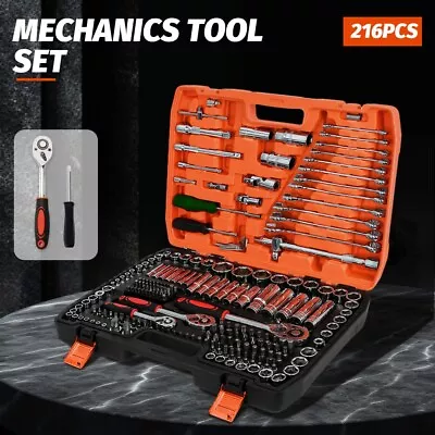 216pcs Tool Set Repair Tool Set Mechanics Tool Set Screwdriver Bit Wrench Tool • $105