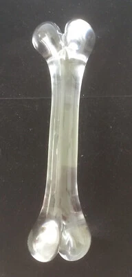 $79.99 • Buy Vintage Val St Lambert Crystal Figurine Dog Bone Paperweight- 1970’s