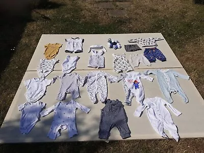 £23.99 • Buy Bundle Of Baby Boy Clothes And Socks  0 To 3 Months Some Say Upto 3 Months 