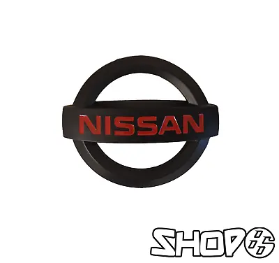 Nissan Matte Black And Red Emblem/Badge/Mascot (350z/370z/more) • $13.66