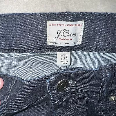 J Crew Men's Slim Fit Blue Jeans Size 33x 32~Style #484 • $21.97