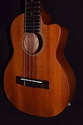 Hula Ukes Mahogany Tenor 8 String Ukulele With Pick Up • $379