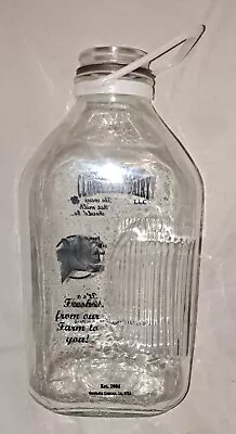Milk Bottle Sheeder Cloverleaf Dairy Guthrie Center IA 1/2 Gal. • $29.74