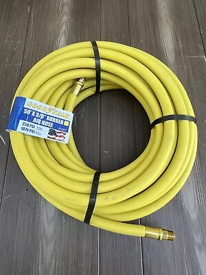 Good Year 3/8  X 50' Made In Usa Safety Yellow Rubber 250 Psi Air Hose • $48