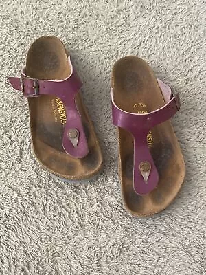 Size 36 Purple Birkenstock Sandal Shoes • $40