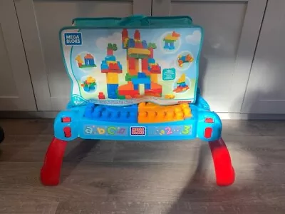 Mega Bloks Bundle Build Table Plus Bag Of Blocks • £16