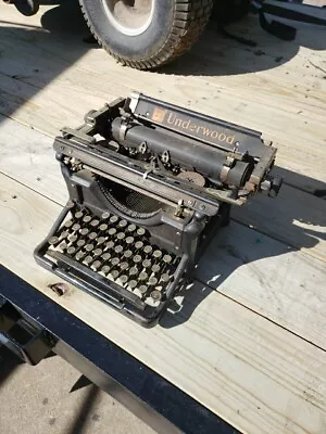 Antique  UNDERWOOD Typewriter No 6-11 AS IS • $88