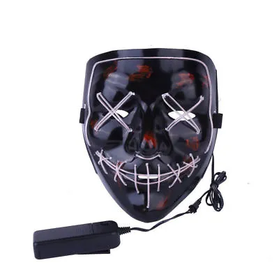$6.67 • Buy V For Vendetta LED Mask Anonymous Guy Fawkes Costume Cosplay Props