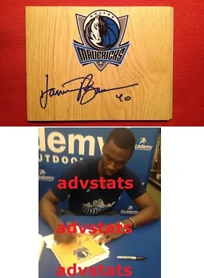 Authentic Auto Dallas Mavericks HARRISON BARNES Signed 8x6 Floorboard EXCT PROOF • $39.95