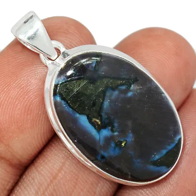 Natural Mystic Merlinite Crystal - Madagascar 925 Silver Pendant Jewelry CP34136 • $18.99