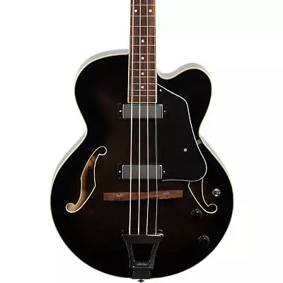 Ibanez AFB200 Artcore Hollow Body Bass Guitar Transparent Black • $599.99