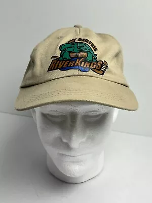 Memphis RiverKings Tan Minor League Hockey Strap Back Dad Promotional Hat Cap • $11.99