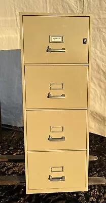 Fireproof 4 Drawer File Cabinet W/Key - Class 350 - Insulated Record Container • $700