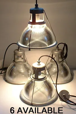 Holophane 14  685 Industrial Warehouse CORDED PENDANT Light Factory Lobay VTG • $483