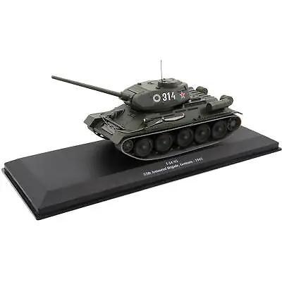 AFV's Of WWII 1/43 Diecast Model Tank T-34-85 #314 USSR 55th Armoured Brigade • $62.68