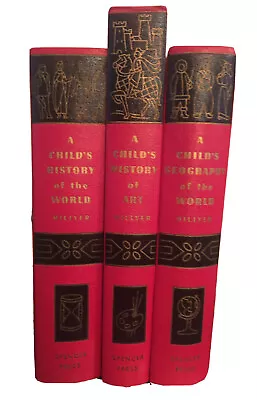 New Complete Set: A Child’s History Of The World Books By Virgil M. Hillyer 1951 • $300