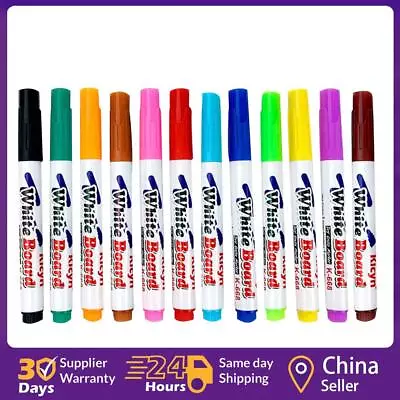 Magical Water Painting Pen Erasable Drawing Whiteboard Floating Pen (12pcs) ☘️ • £5.63