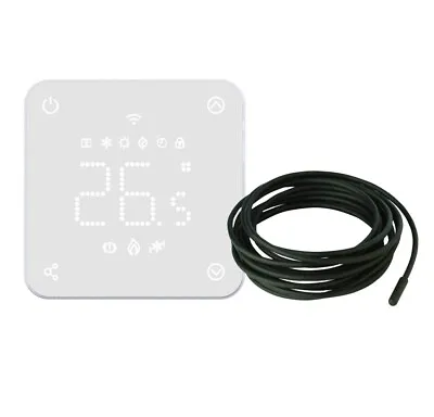 Smart Wifi Programmable Thermostat Underfloor Electric Heating 16A Sensor Cable • £39.99