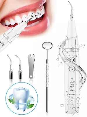 £23.98 • Buy Ultrasonic Tooth Cleaner Teeth Tartar Whitening Kit Dental Scaler Plaque Remover