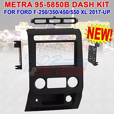 Metra 95-5850b For 2017-2019 Ford F-250 Double Din Radio Stereo Dash Install Kit • $23.33