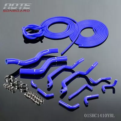 $59.03 • Buy Silicone Radiator Hose Fit For 95-99 Mitsubishi Eclipse Dsm 4g63t 2g+ Vacuum Kit
