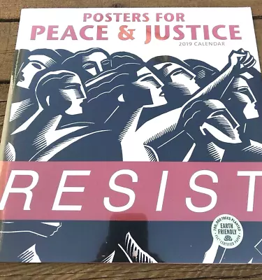 RESIST Posters For Peace & Justice New COLLECTIBLE Wall Calendar 2019 NEW • $10.50