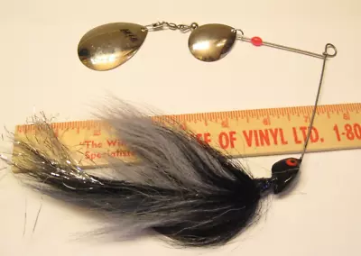 M & G Musky  Spinner Bait Muskie  Fishing Lure Used Black • $20.50