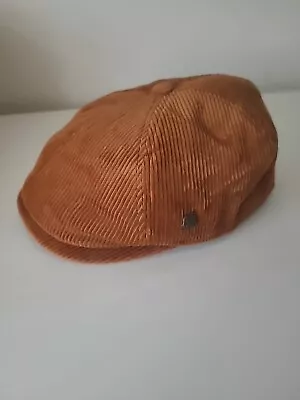 Failsworth Millinery Cord Hudson Toffee Baker Boy Cap. Peaky Blinders 100%Cotton • £9.99