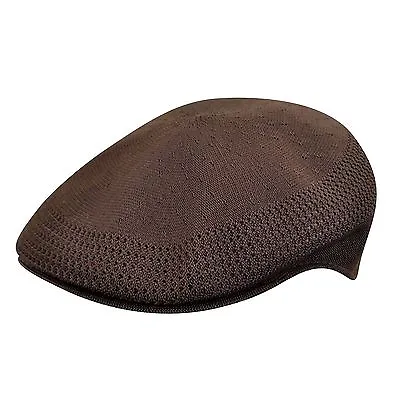 KANGOL Hat 504 Tropic Ventair Summer Flat Cap 0290BC Brown Sizes: S - XL • £52.99