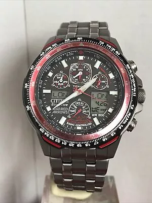 Citizen Men’s Eco-Drive A-T Red Arrows Skyhawk Titanium Bracelet WatchJY0110-55E • £599.99