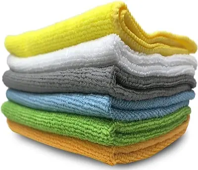 New 6-Pack Microfiber Cleaning Cloth Towels For Cars - 15 X 12 CarWipes Interior • $10.05