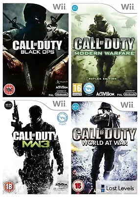 Wii - Call Of Duty - Same Day Dispatched - Buy 1 Or Build Up • £4.97