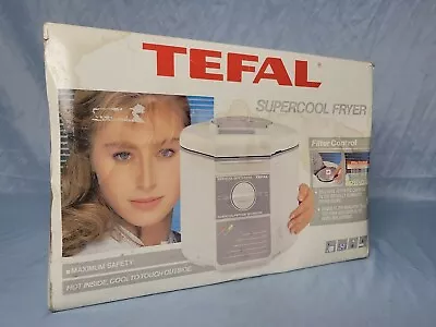 Tefal Supercool Fryer De Luxe - Vintage - NEW IN BOX W/All Original Materials! • $129.99