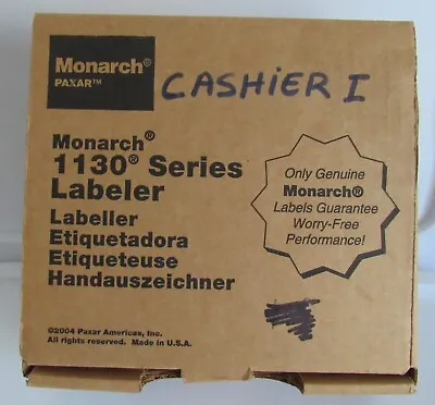 Monarch Paxar 1130 Series Labeler Gun - Partial Spool Of Labels & Instructions • $50